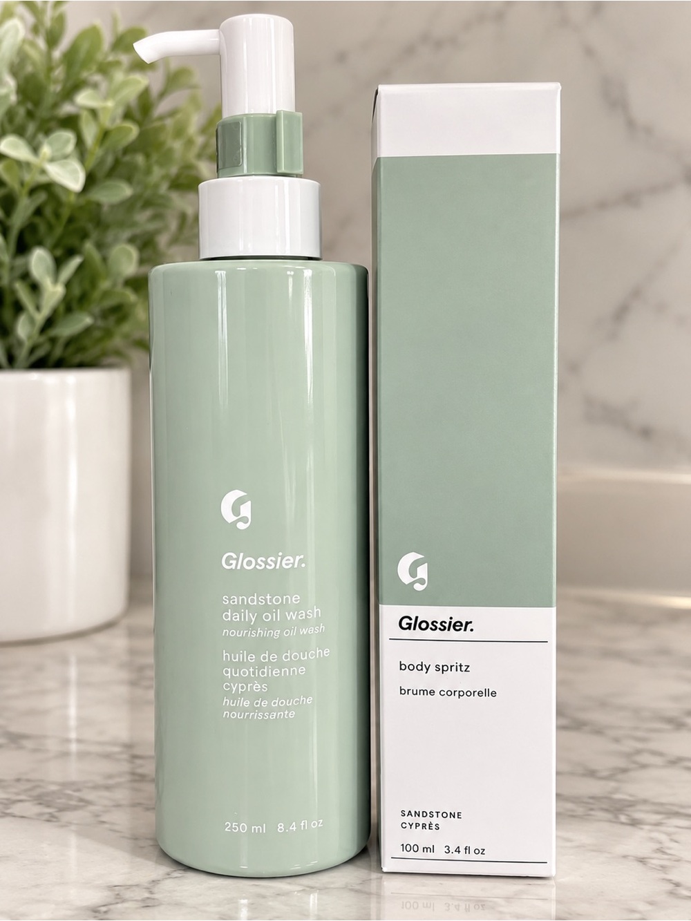 Glossier Sandstone Daily Oil Wash & Body Spritz